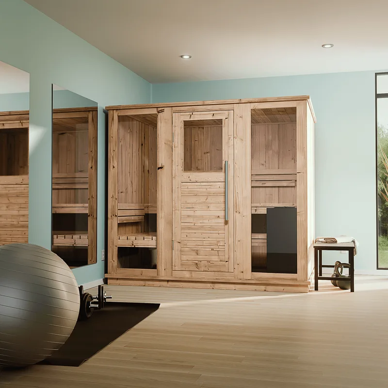 Manufacturer photo of the Almost Heaven Bridgeport 6 Person Indoor Sauna