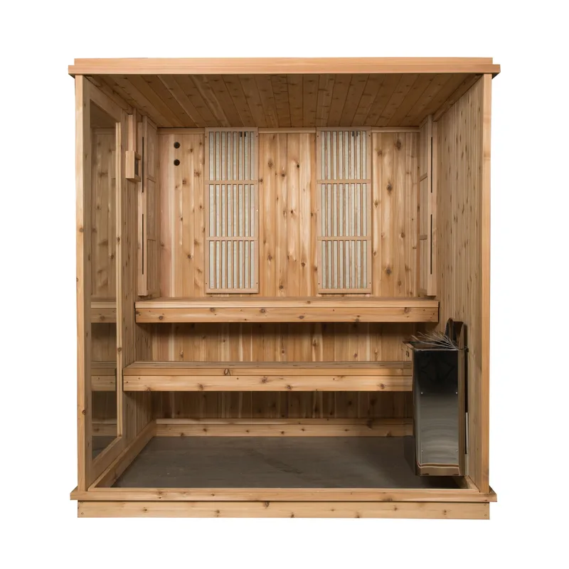 Manufacturer photo of the Almost Heaven Grayson 4 Person Indoor Sauna