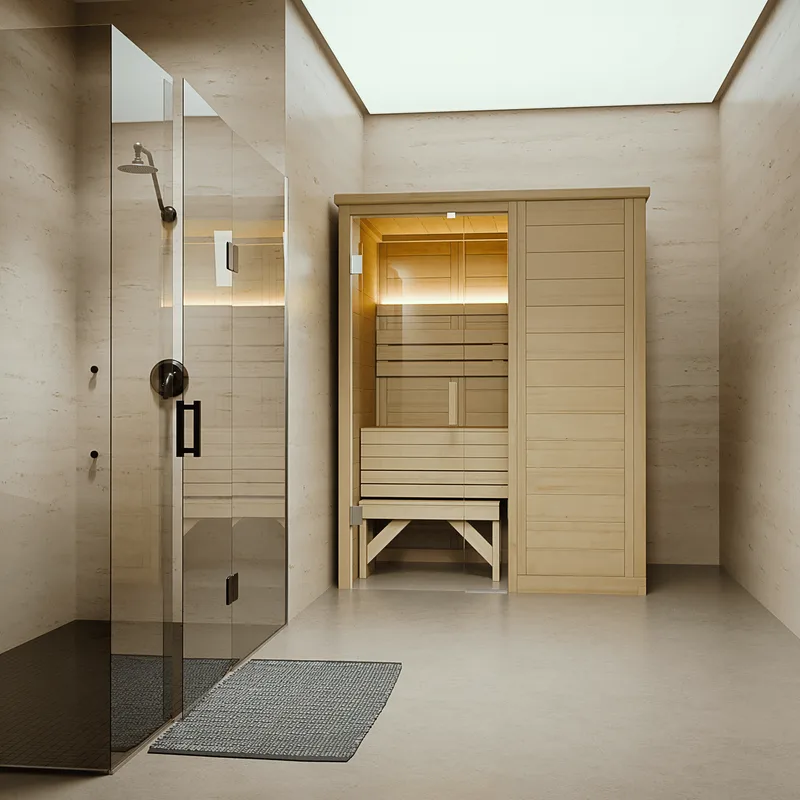 Manufacturer photo of the Almost Heaven Hillsboro 2 Person Indoor Sauna