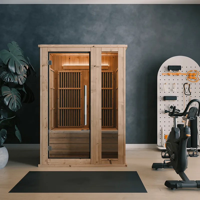 Manufacturer photo of the Almost Heaven Laurel 1 Person Infrared Sauna
