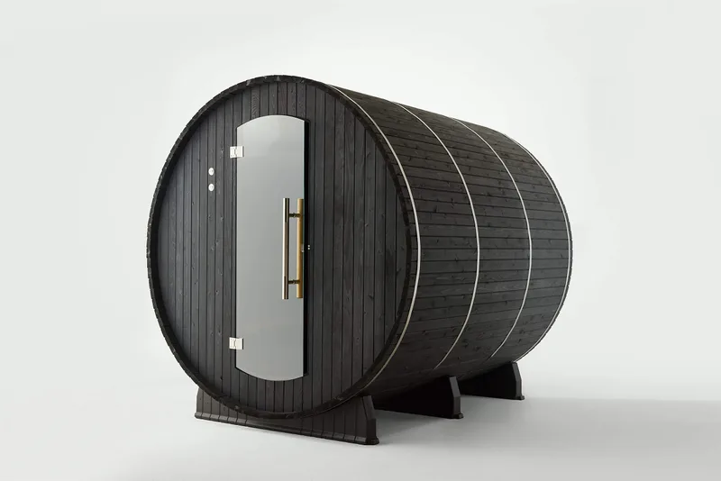 Manufacturer photo of the Almost Heaven Lewisburg 6-8 Person Barrel Sauna