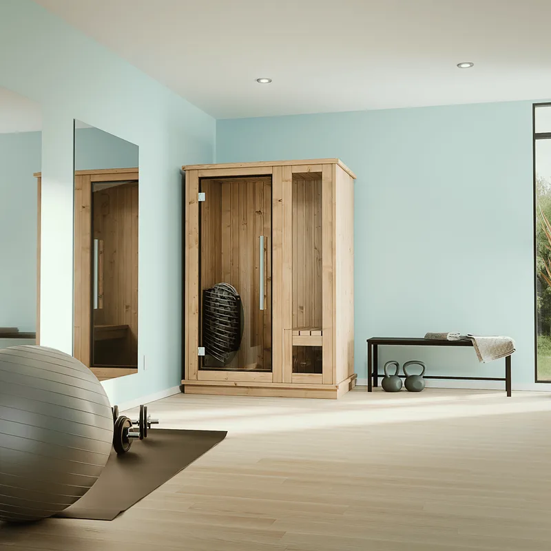 Manufacturer photo of the Almost Heaven Logan 1 Person Indoor Sauna