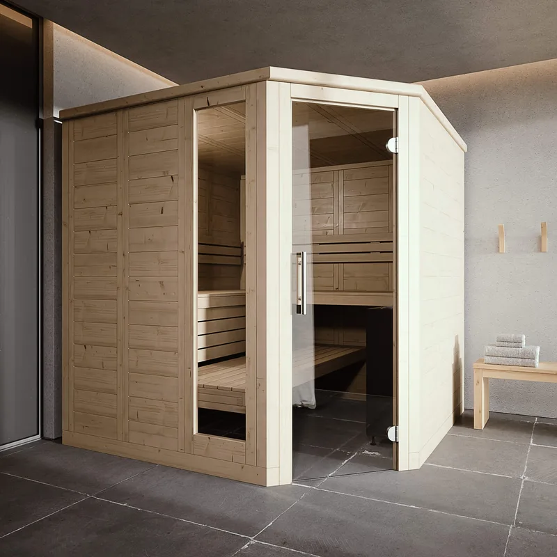 Manufacturer photo of the Almost Heaven Patterson 6 Person Indoor Sauna