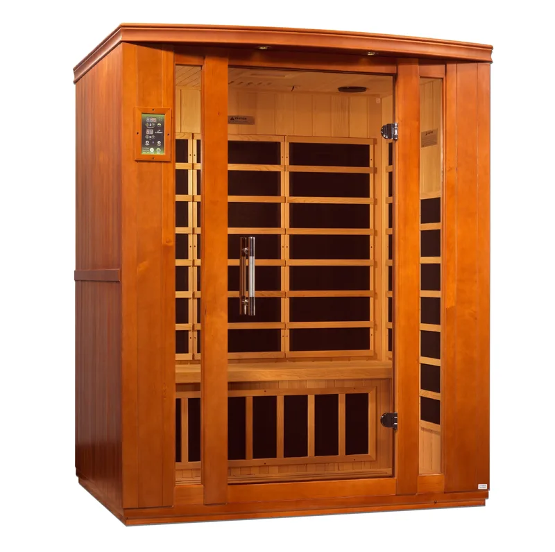 Manufacturer photo of the Dynamic Saunas Dynamic "Bellagio" 3 Person Low EMF Far IR Sauna (DYN-6306-02)