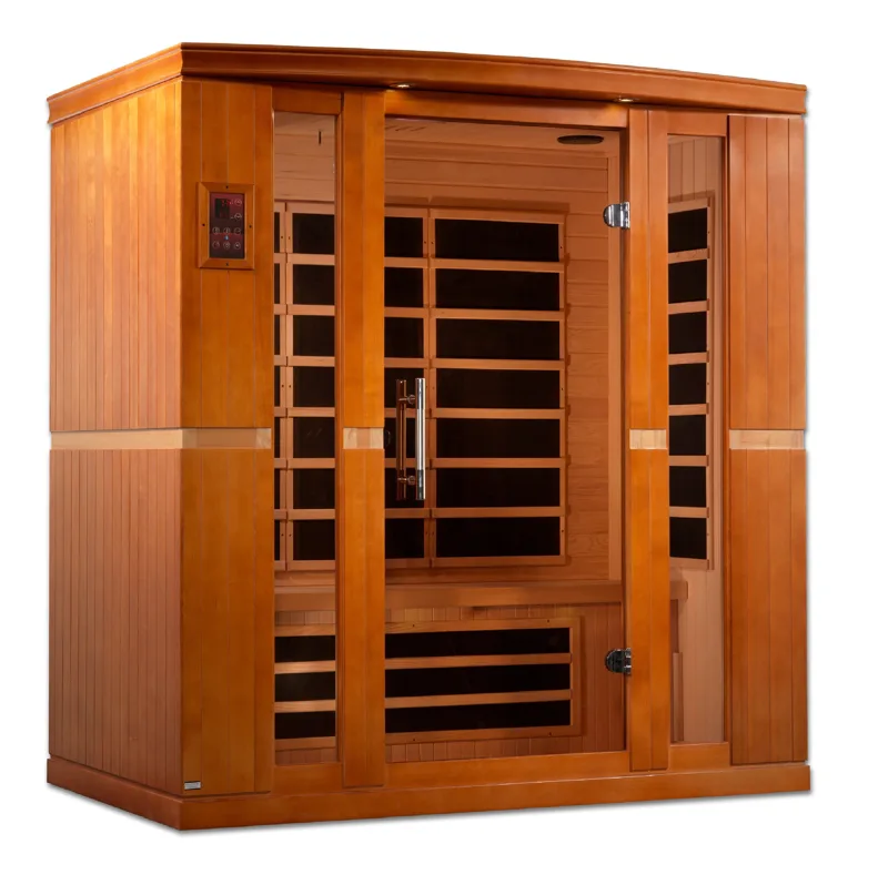 Manufacturer photo of the Dynamic Saunas Dynamic "Bergamo" 4 Person Low EMF Far IR Sauna (DYN-6440-01)