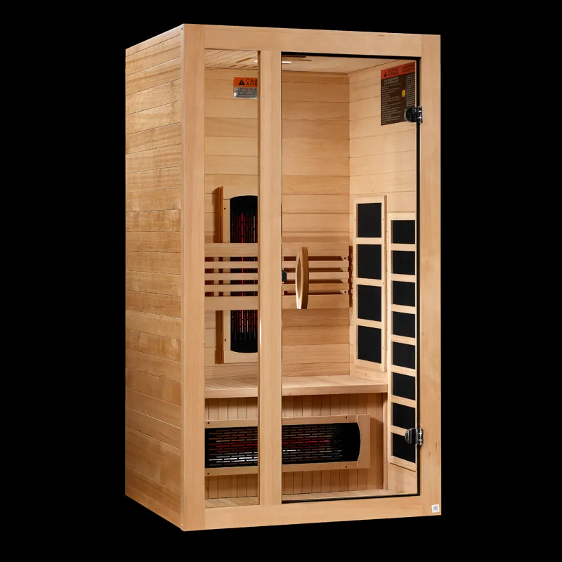 Manufacturer photo of the Dynamic Saunas Dynamic Gracia 1-2-Person Full Spectrum Near Zero EMF FAR IR Sauna (DYN-6119-03 FS)