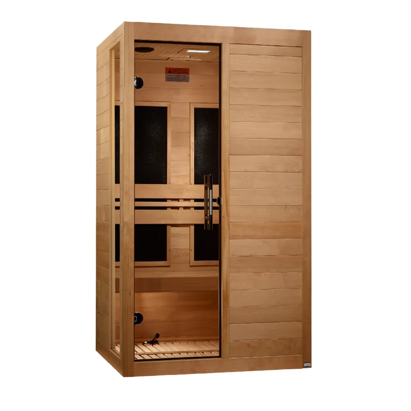 Manufacturer photo of the Dynamic Saunas Dynamic "Lucca" 2 Person Low EMF FAR IR Sauna (DYN-6215-05)