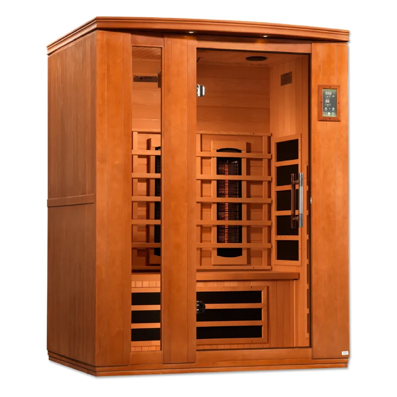 Manufacturer photo of the Dynamic Saunas Dynamic "Lugano" 3 Person Full Spectrum IR Sauna (DYN-6336-03 FS)