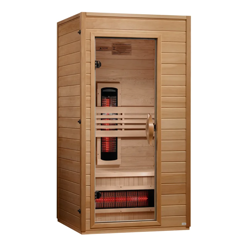 Manufacturer photo of the Dynamic Saunas Dynamic Martin 1-2 Person Full Spectrum Near Zero EMF FAR IR Sauna (DYN-6006-03 FS)