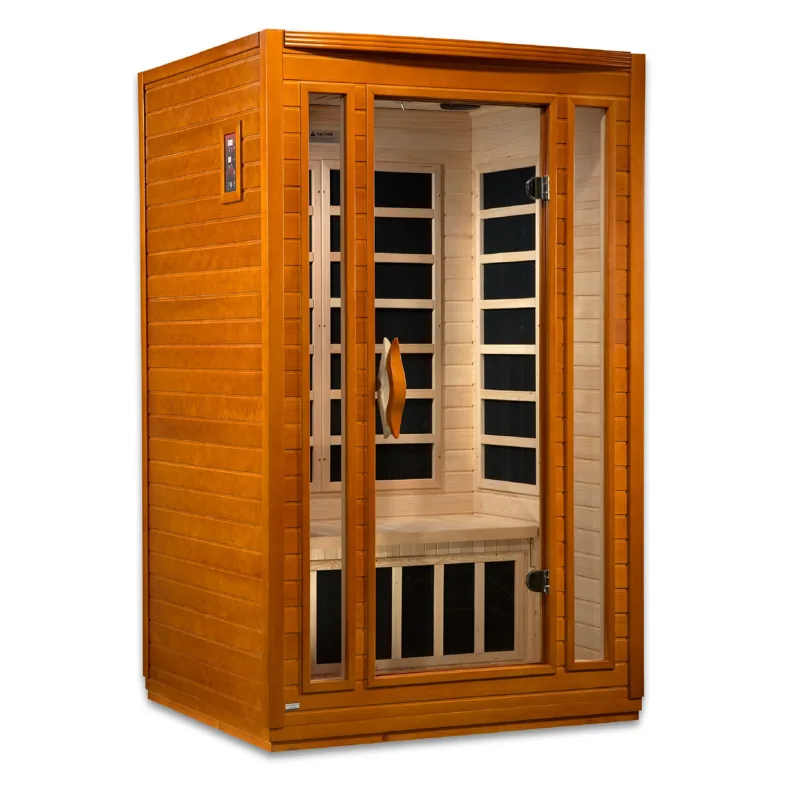 Manufacturer photo of the Dynamic Saunas Dynamic "San Marino Elite" 2 Person Ultra Low EMF Far IR Sauna (DYN-6206-01 Elite)
