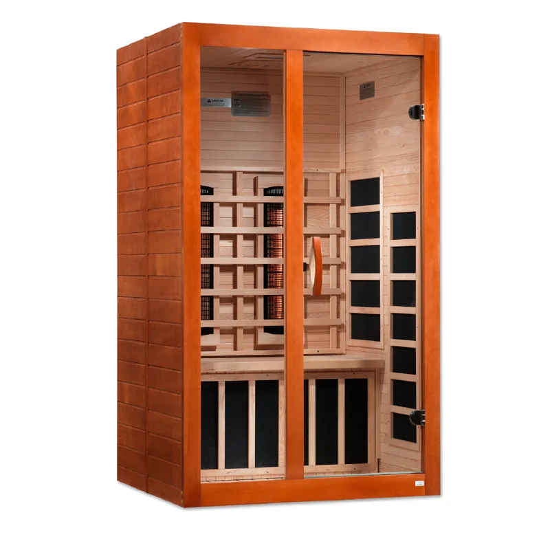 Manufacturer photo of the Dynamic Saunas Dynamic "Santiago" 2 Person Full Spectrum IR Sauna (DYN-6209-03 FS)