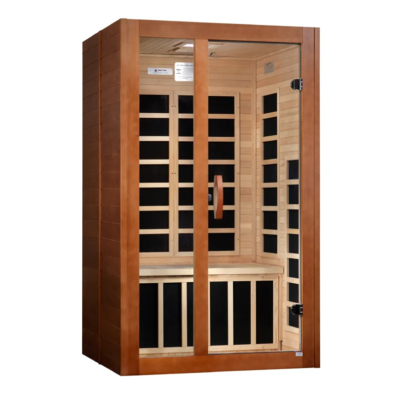 Manufacturer photo of the Dynamic Saunas Dynamic "Santiago" 2 Person Ultra Low EMF FAR IR Sauna (DYN-6209-02 Elite)