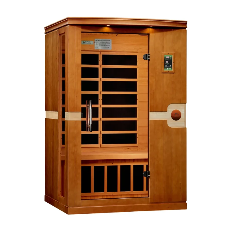 Manufacturer photo of the Dynamic Saunas Dynamic "Venice" 2 Person Low EMF Far IR Sauna (DYN-6210-01)