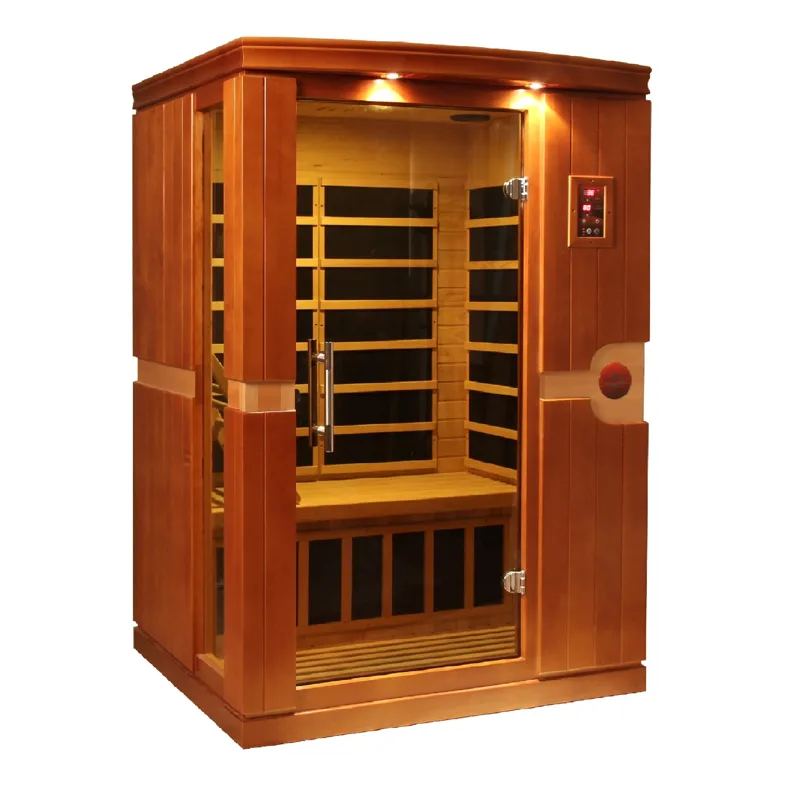 Manufacturer photo of the Dynamic Saunas Dynamic "Venice" 2 Person Ultra Low EMF - Far Infrared Sauna (DYN-6210-01 Elite)