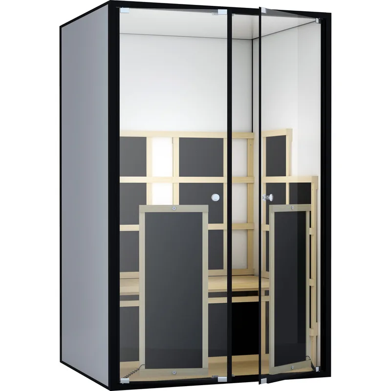 Manufacturer photo of the JNH Lifestyles ProSeries 200 High-Heat 170F 2-Person Full-Body 360 Indoor/Patio Far Infrared Sauna (Ultra-Low EMF)