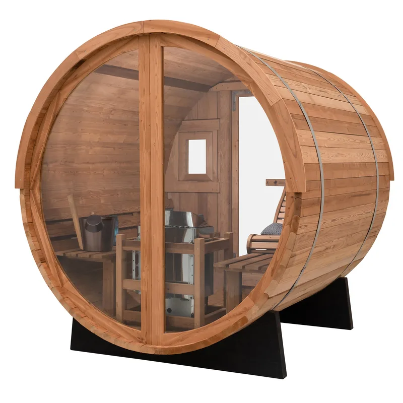 Manufacturer photo of the Redwood Outdoors Vista Outdoor Sauna - 6 Person