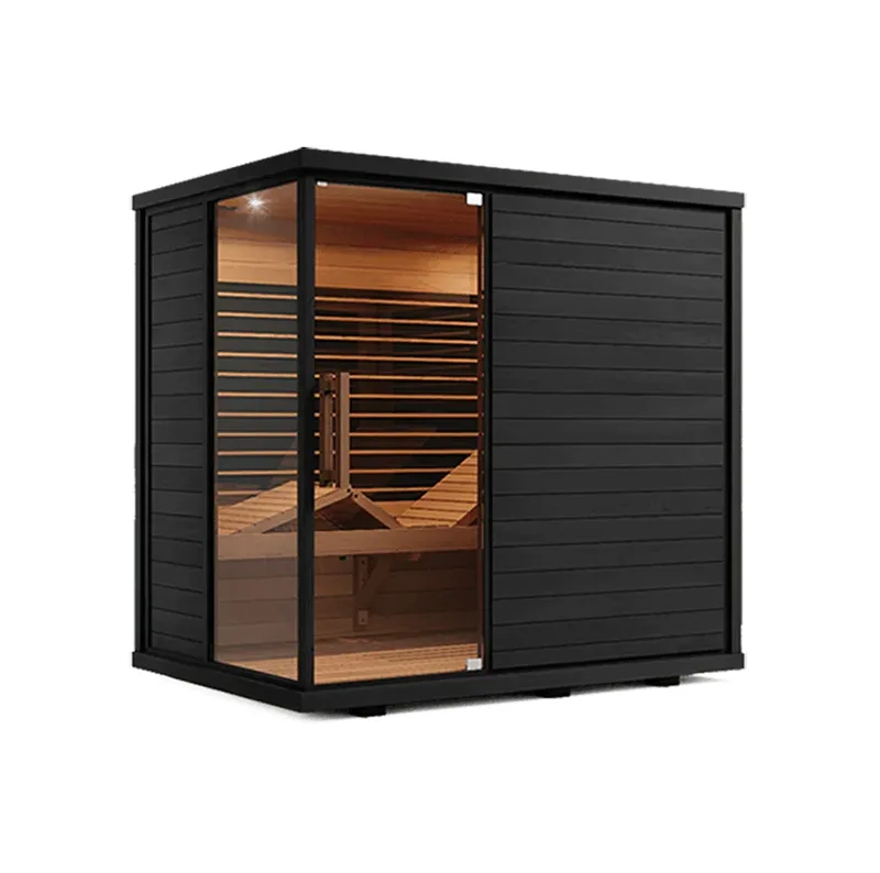 Manufacturer photo of the Sun Home Saunas Solstice 4-Person Infrared Sauna
