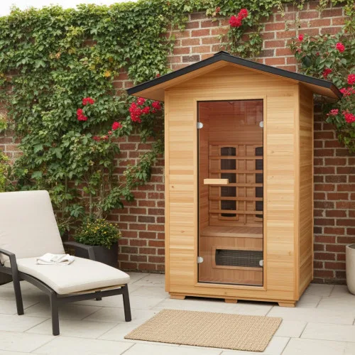 Manufacturer photo of the Sunray Burlington 2 Person Outdoor Infrared Sauna