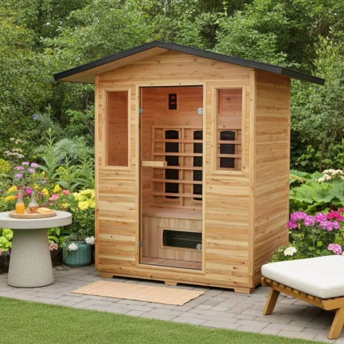 Manufacturer photo of the Sunray Grandby 3 Person Outdoor Infrared Sauna